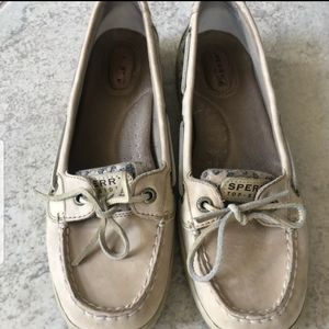 Sperry Top-Sider sequin leopard size 9